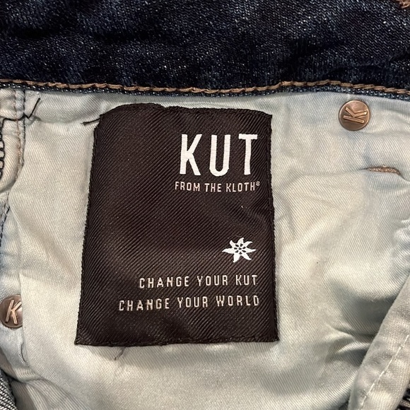 Kut From The Kloth Reese High Rise Fab AB Ankle Straight Leg Size 4 - Picture 11 of 16